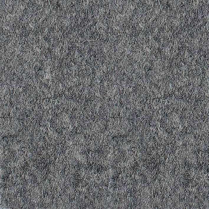 Pure Virgin Wool - Light grey with light grey piping