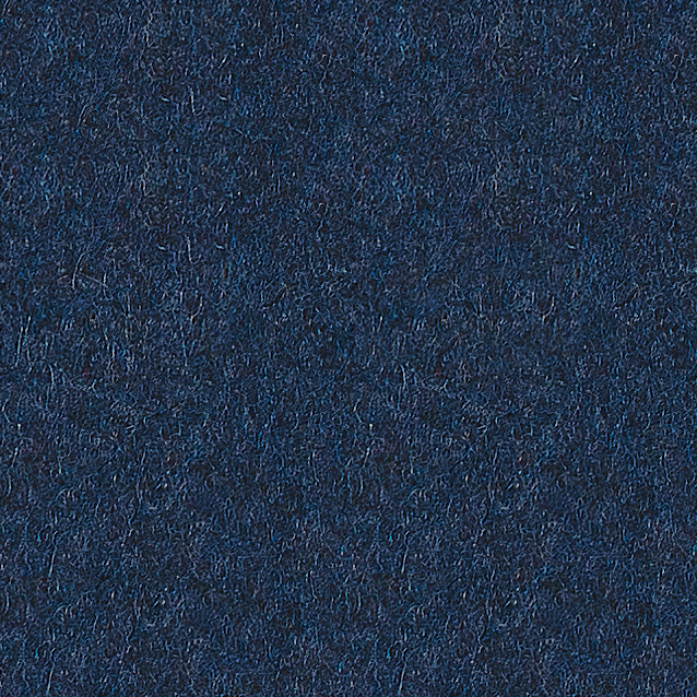 Pure Virgin Wool - Blue navy with blue navy piping