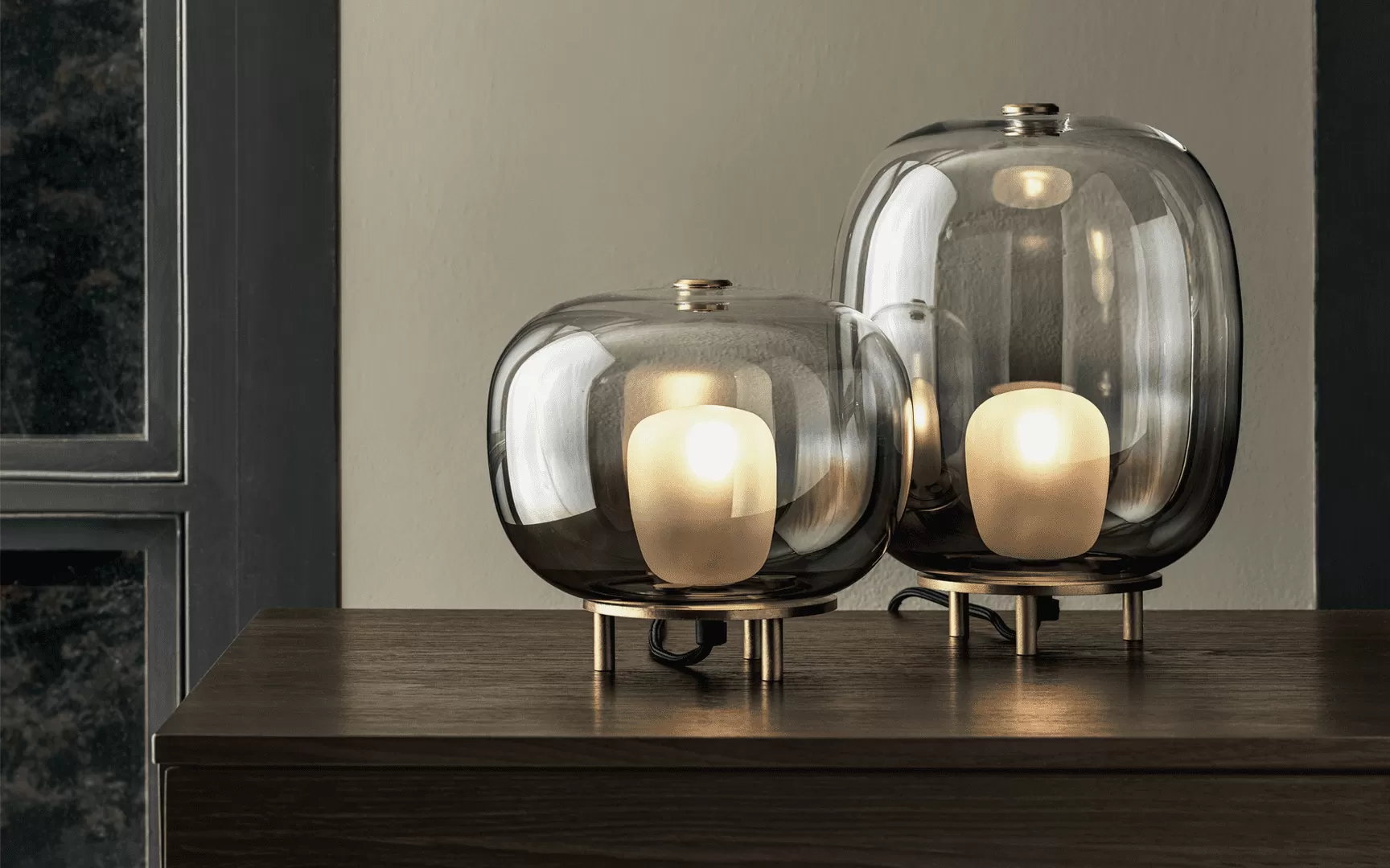 Blown lamp on sale