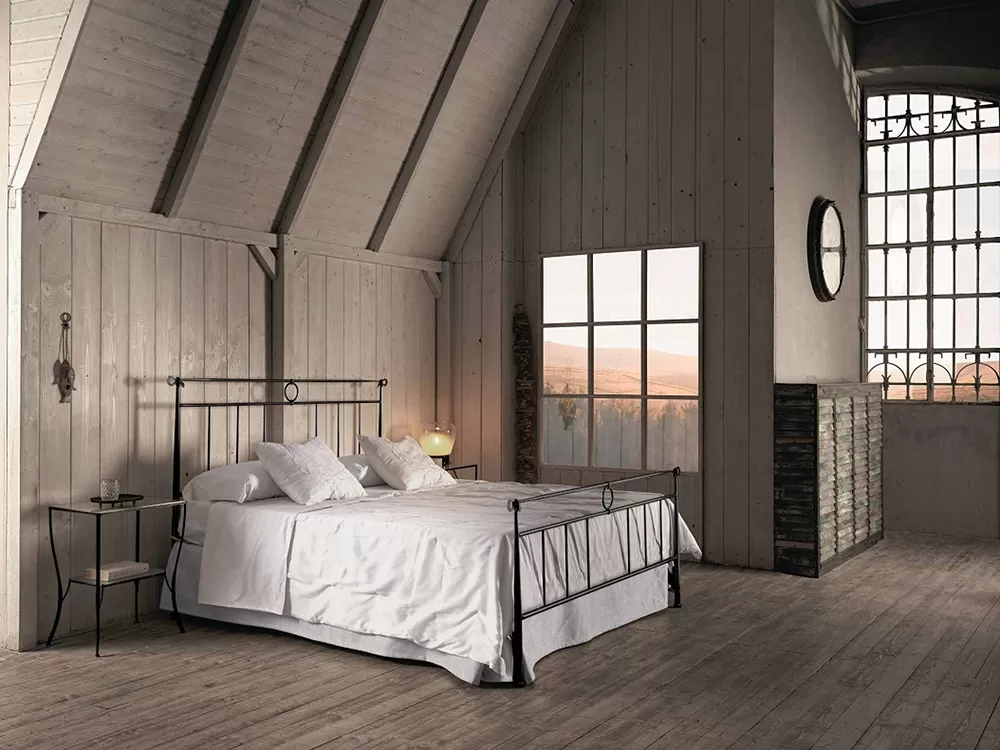 Wrought iron bedroom discount